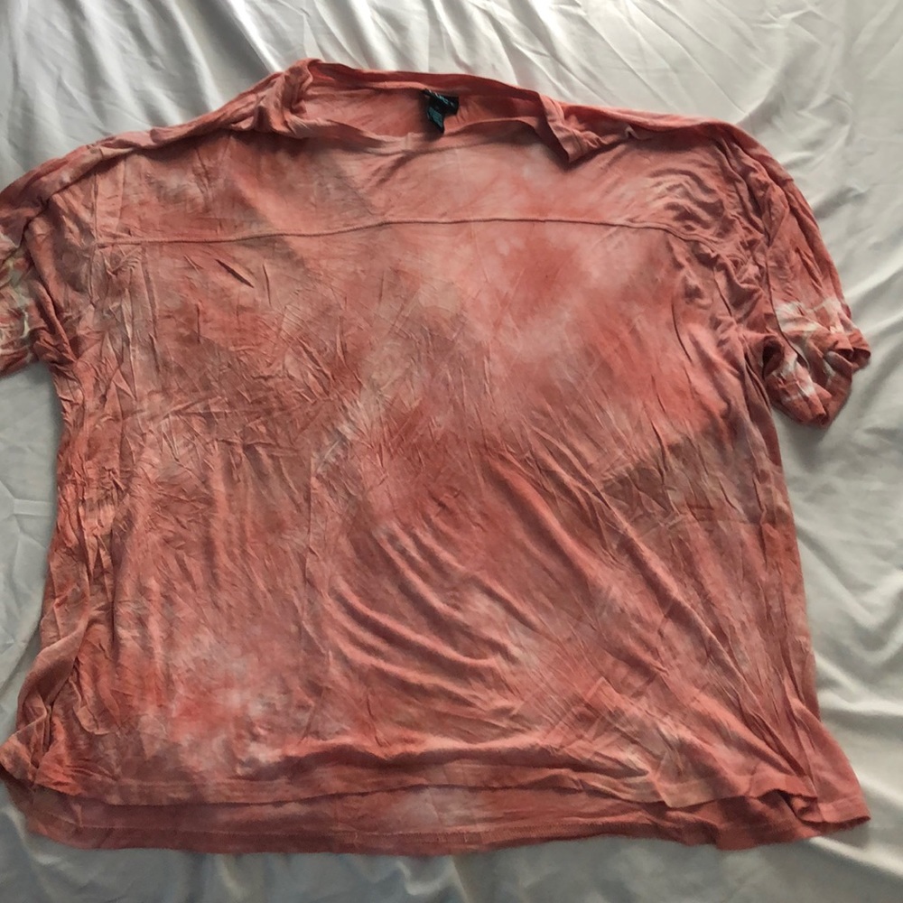 Plus size oversized tie dye tee